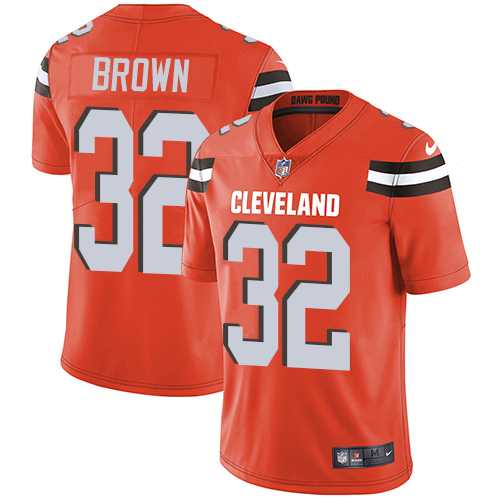 Nike Cleveland Browns #32 Jim Brown Orange Alternate NFL Vapor Untouchable Limited Jersey,We sell and wholesale Nike Cleveland Browns #32 Jim Brown Orange Alternate NFL Vapor Untouchable Limited Jersey on line form chian!